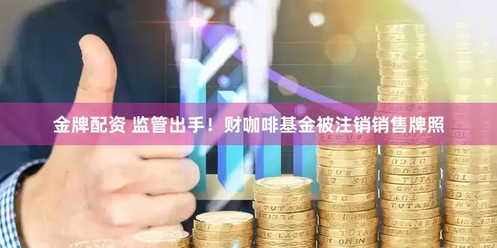 金牌配资 监管出手！财咖啡基金被注销销售牌照