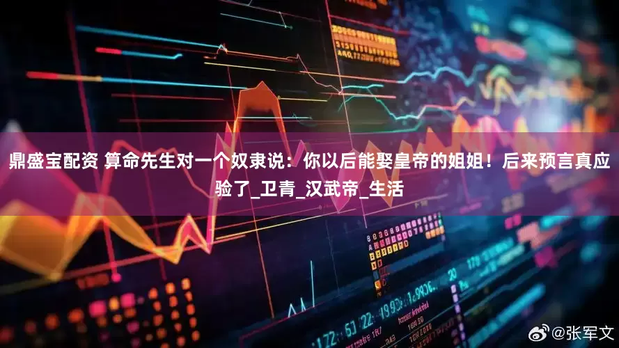 鼎盛宝配资 算命先生对一个奴隶说：你以后能娶皇帝的姐姐！后来预言真应验了_卫青_汉武帝_生活